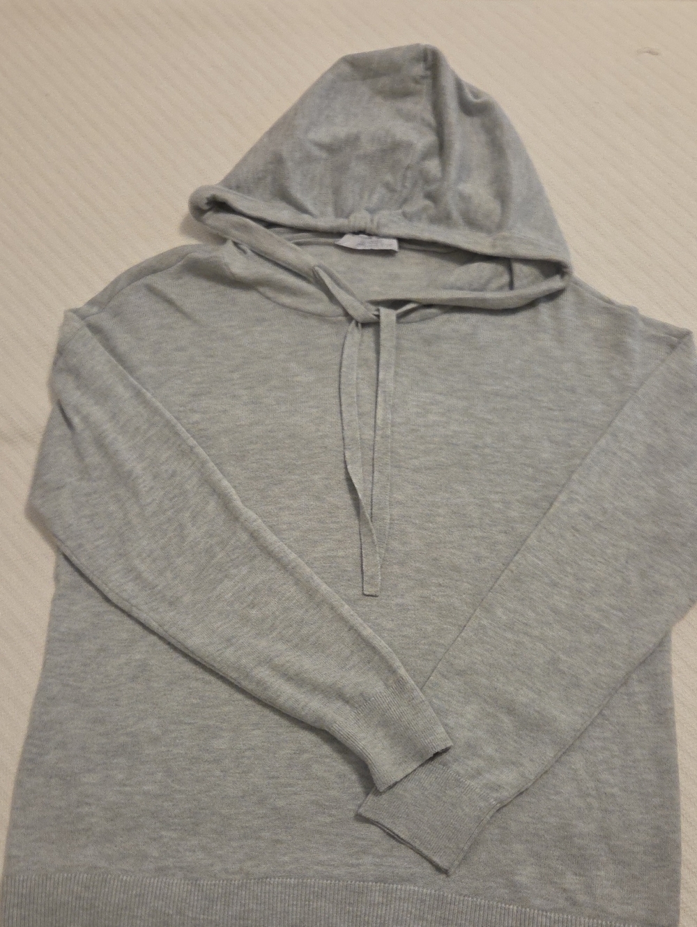 Member's Mark Luxury Premier Collection Cashmere Blend Hoodie Gray